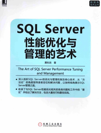 《SQLServer性能优化与管理的艺术》PDF完整版下载