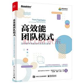 《高效能团队模式 支持软件快速交付的组织架构》PDF完整版下载